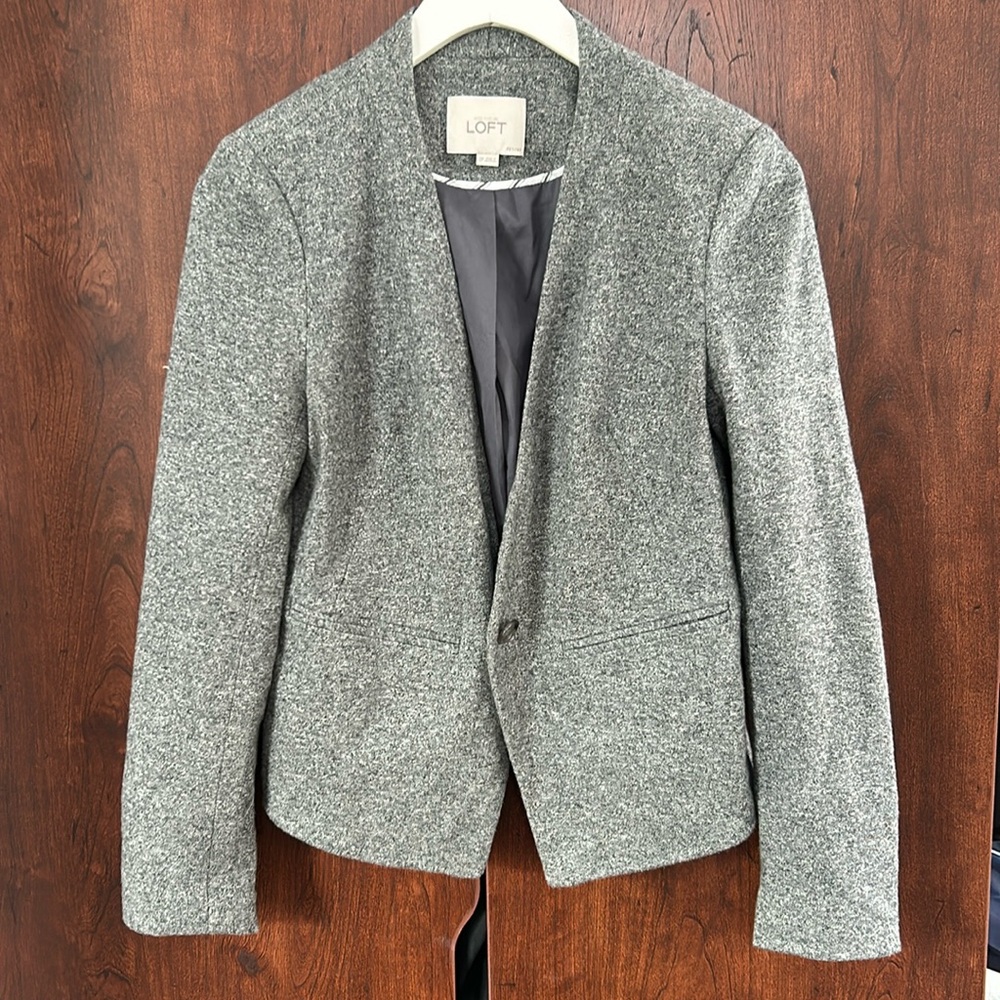 LOFT Gray Blazer